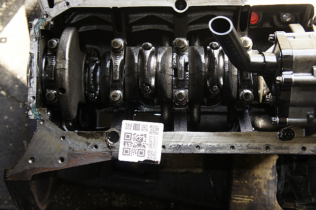 Фотография блока двигателя без поддона (коленвала) Mercedes OM 646.986