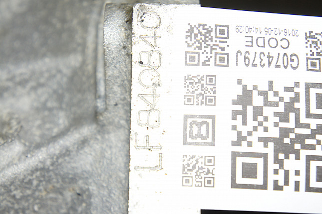 Номер двигателя и фотография площадки Mazda LF17
