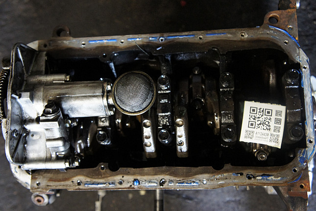 Фотография блока двигателя без поддона (коленвала) MAZDA RF4F