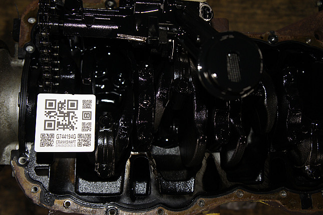 Фотография блока двигателя без поддона (коленвала) Renault K9K 728