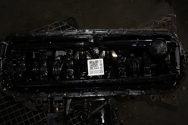 Фотография блока двигателя без поддона (коленвала) Nissan RD28Ti