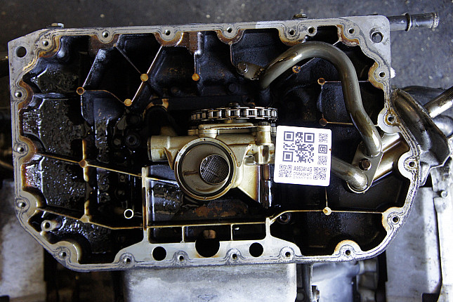 Фотография блока двигателя без поддона (коленвала) Audi ALF