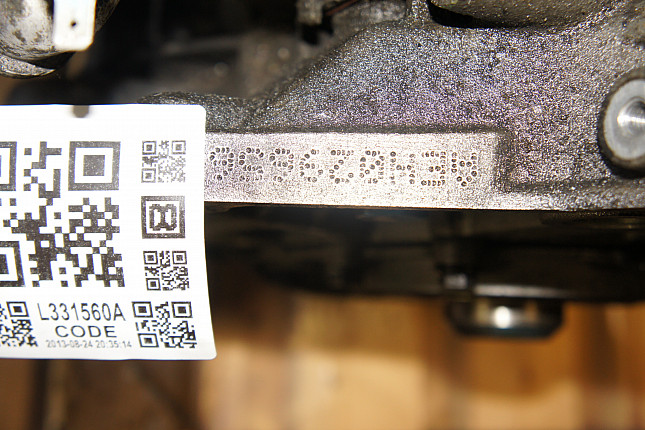 Номер двигателя и фотография площадки VW AEH