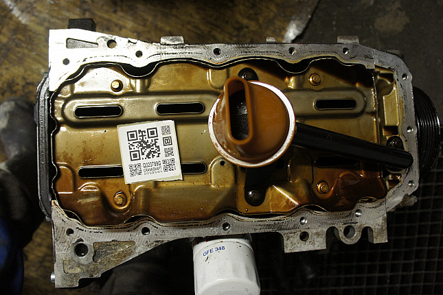 Фотография блока двигателя без поддона (коленвала) Ford FXJA