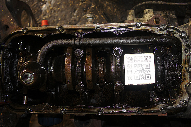 Фотография блока двигателя без поддона (коленвала) OPEL X 14 XE