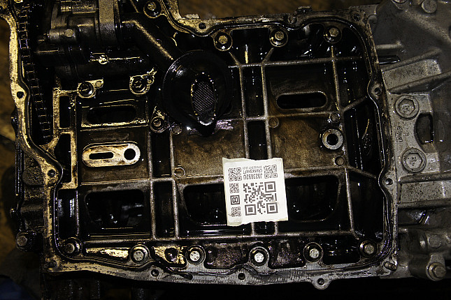 Фотография блока двигателя без поддона (коленвала) Ford D6BA
