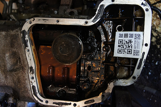 Фотография блока двигателя без поддона (коленвала) MITSUBISHI 6A13