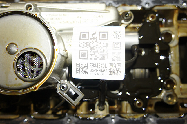 Фотография блока двигателя без поддона (коленвала) Citroen 5FS (EP6C)