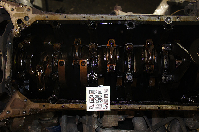 Фотография блока двигателя без поддона (коленвала) MERCEDES-BENZ OM 606.962