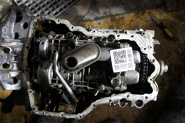 Фотография блока двигателя без поддона (коленвала) Land Rover 224DT (224DT4004102)
