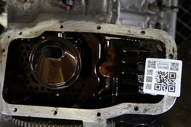 Фотография блока двигателя без поддона (коленвала) Isuzu 6VE1