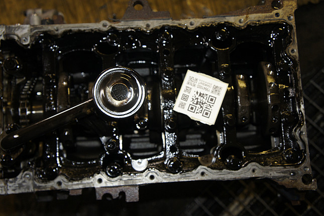 Фотография блока двигателя без поддона (коленвала) KIA D4FA