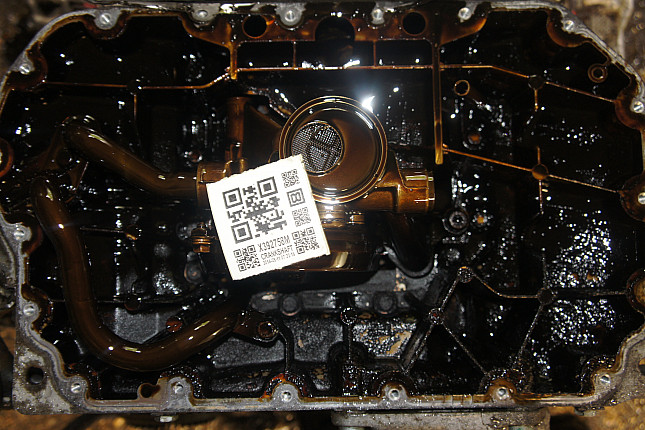 Фотография блока двигателя без поддона (коленвала) AUDI APR