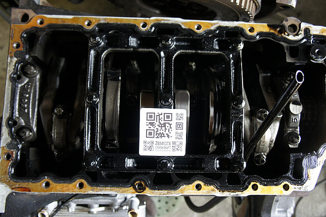 Фотография блока двигателя без поддона (коленвала) Opel X 20 DTL
