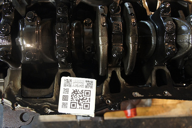 Фотография блока двигателя без поддона (коленвала) RENAULT F4R 744 с МКПП