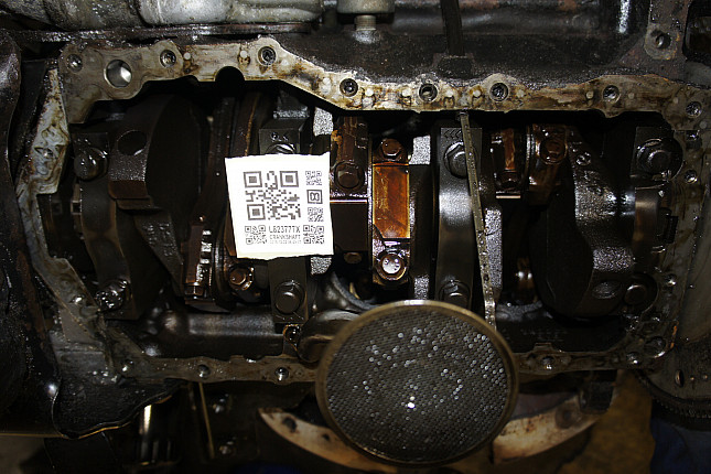 Фотография блока двигателя без поддона (коленвала)  