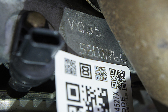 Номер двигателя и фотография площадки Infiniti VQ35HR