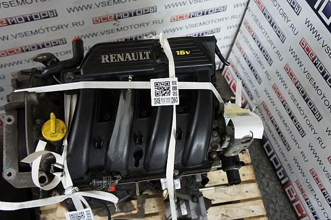 Фотография контрактного двигателя сверху RENAULT K4J 750