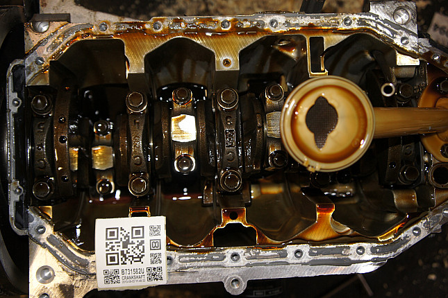 Фотография блока двигателя без поддона (коленвала) SKODA CGG
