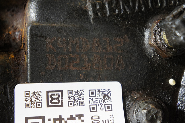Номер двигателя и фотография площадки Renault K4M 812