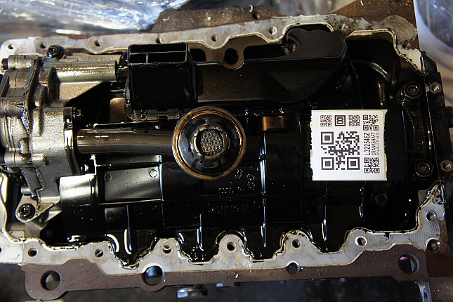 Фотография блока двигателя без поддона (коленвала) VW BMP