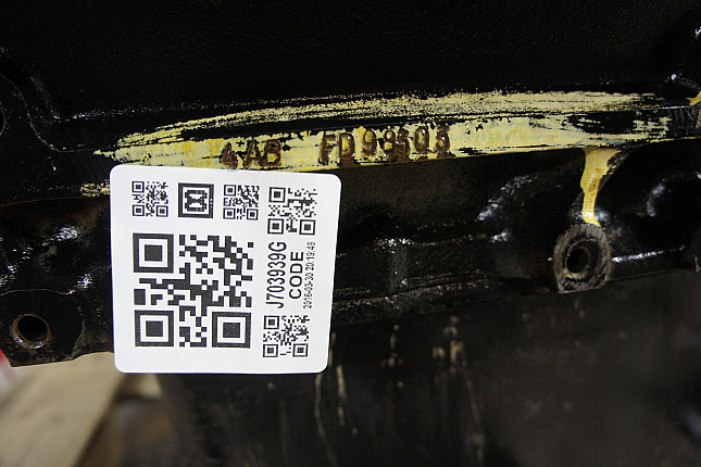 Номер двигателя и фотография площадки Ford 4BA