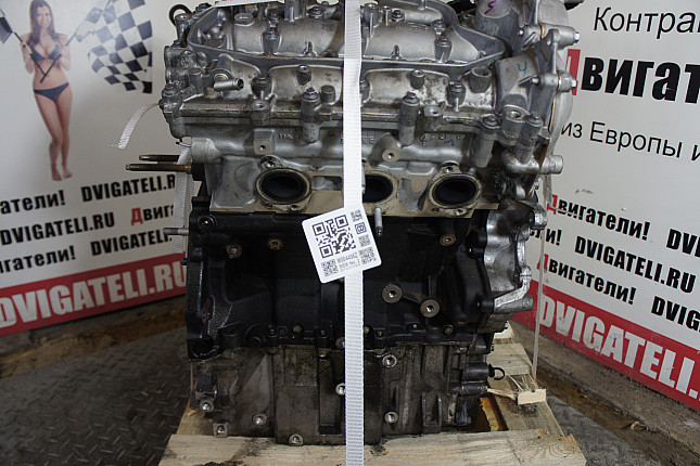 Двигатель вид с боку Renault V9X 891