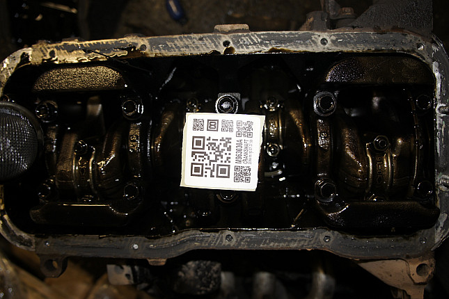 Фотография блока двигателя без поддона (коленвала) NISSAN QG18DE + МКПП