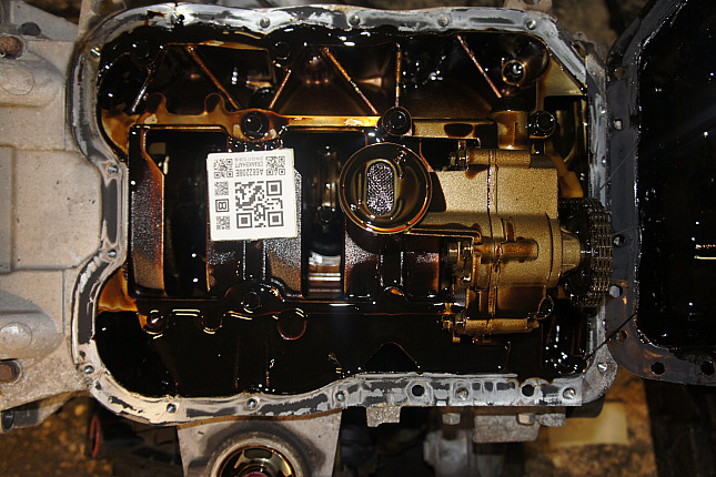 Фотография блока двигателя без поддона (коленвала) MITSUBISHI 4B10 BH7554
