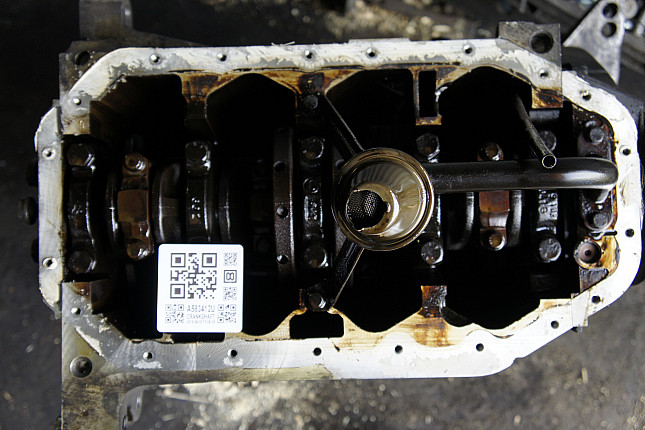 Фотография блока двигателя без поддона (коленвала) VW AZD