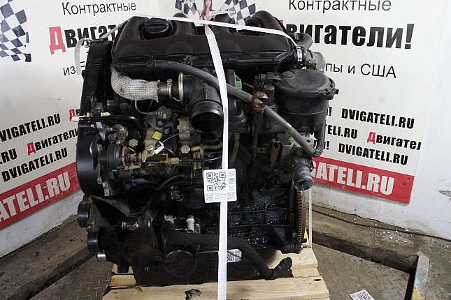Двигатель вид с боку Citroen WJY (DW8B)