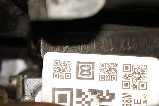 Номер двигателя и фотография площадки Mercedes OM 601.912