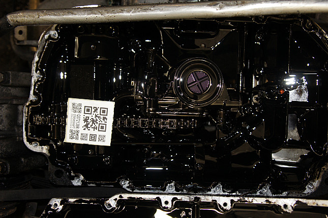 Фотография блока двигателя без поддона (коленвала) AUDI AKN