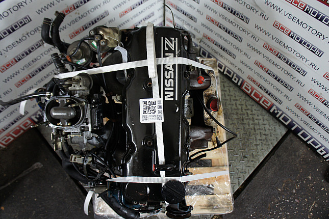 Фотография контрактного двигателя сверху NISSAN Z24i