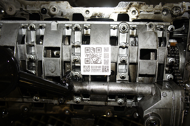 Фотография блока двигателя без поддона (коленвала) Land Rover 16 P