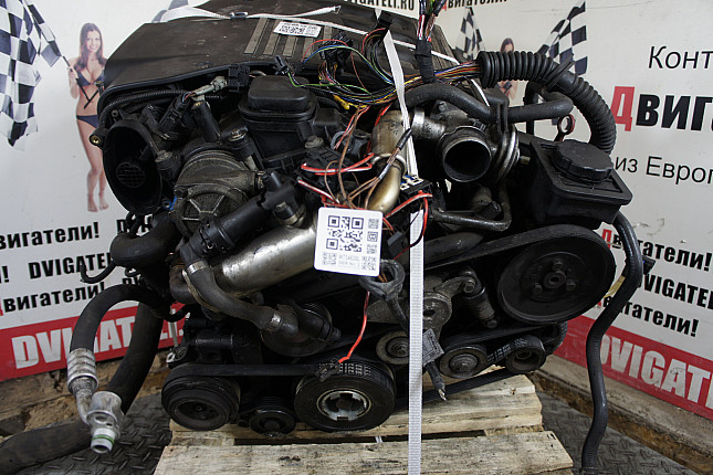 Двигатель вид с боку BMW M47 204 D1