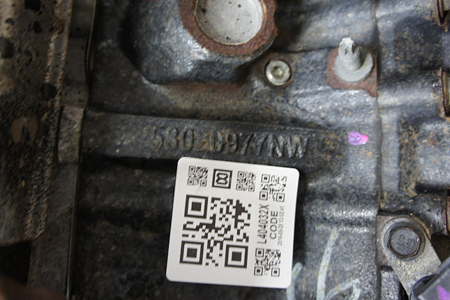 Номер двигателя и фотография площадки Jeep EKG