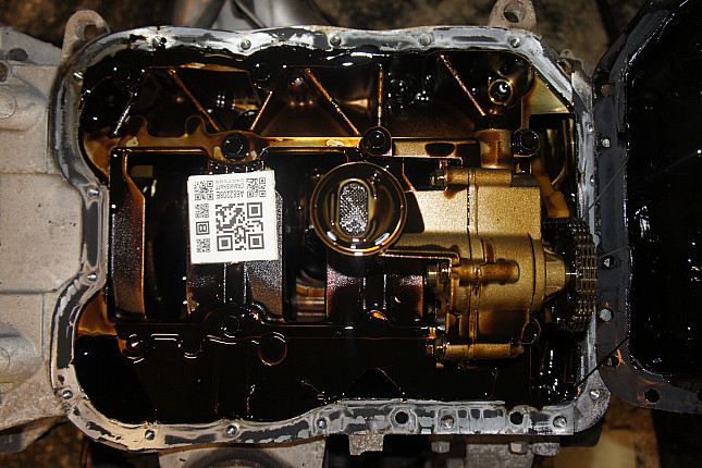 Фотография блока двигателя без поддона (коленвала) MITSUBISHI 4B10 BH7554