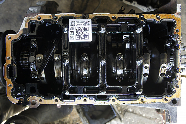 Фотография блока двигателя без поддона (коленвала) Opel Y 20 DTH (ТНВД 0470504220)