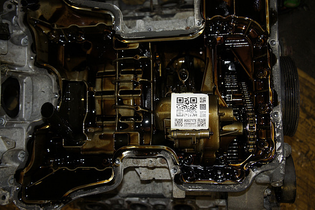 Фотография блока двигателя без поддона (коленвала) Mercedes M 112.949