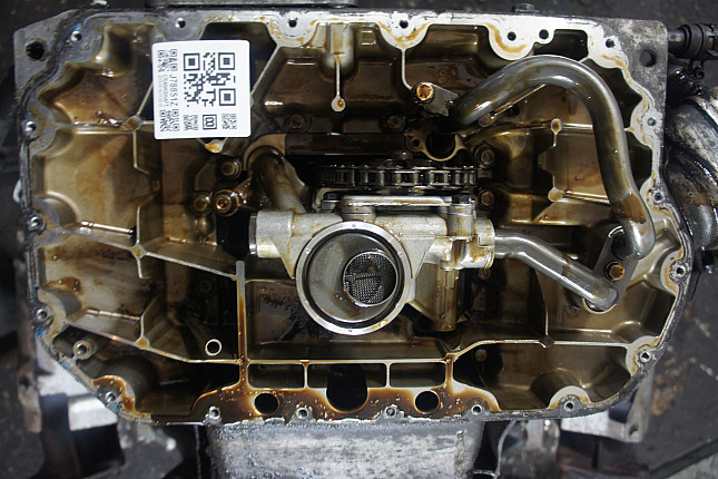 Фотография блока двигателя без поддона (коленвала) VW ALG