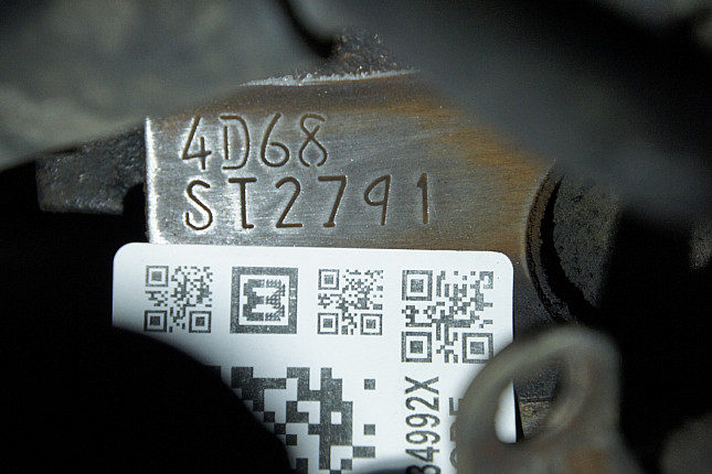 Номер двигателя и фотография площадки Mitsubishi 4D68 T