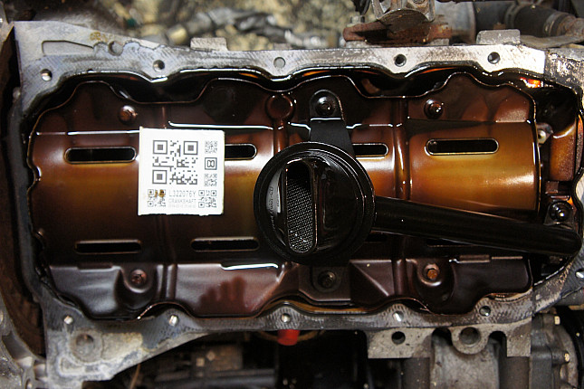 Фотография блока двигателя без поддона (коленвала) FORD FYJB + МКПП