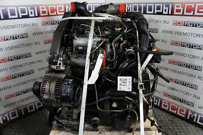 Двигатель вид с боку VW 1z