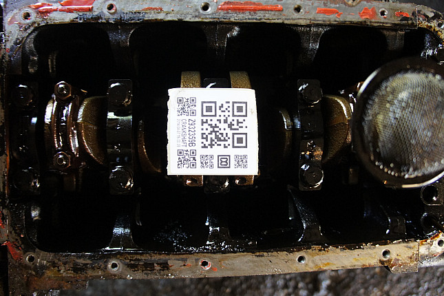 Фотография блока двигателя без поддона (коленвала) HYUNDAI G4HC