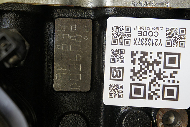 Номер двигателя и фотография площадки Renault K9K H 834