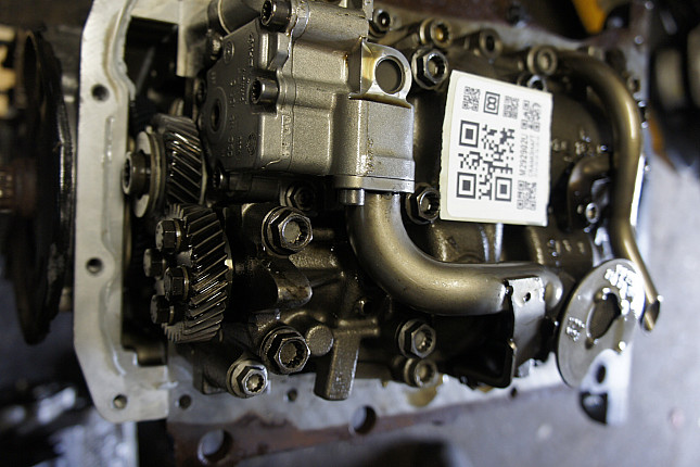 Фотография блока двигателя без поддона (коленвала) VW BMP