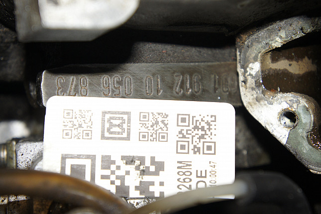 Номер двигателя и фотография площадки Mercedes OM 601.912