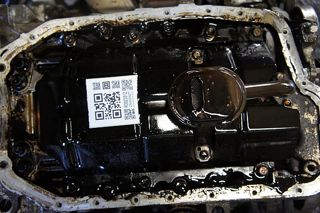 Фотография блока двигателя без поддона (коленвала) MAZDA KF1 
