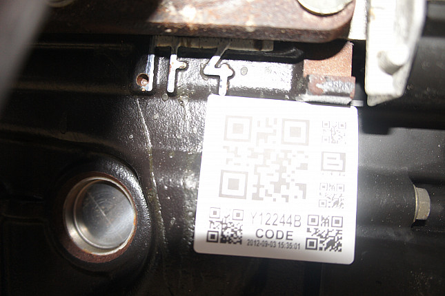 Номер двигателя и фотография площадки RENAULT F4R 736